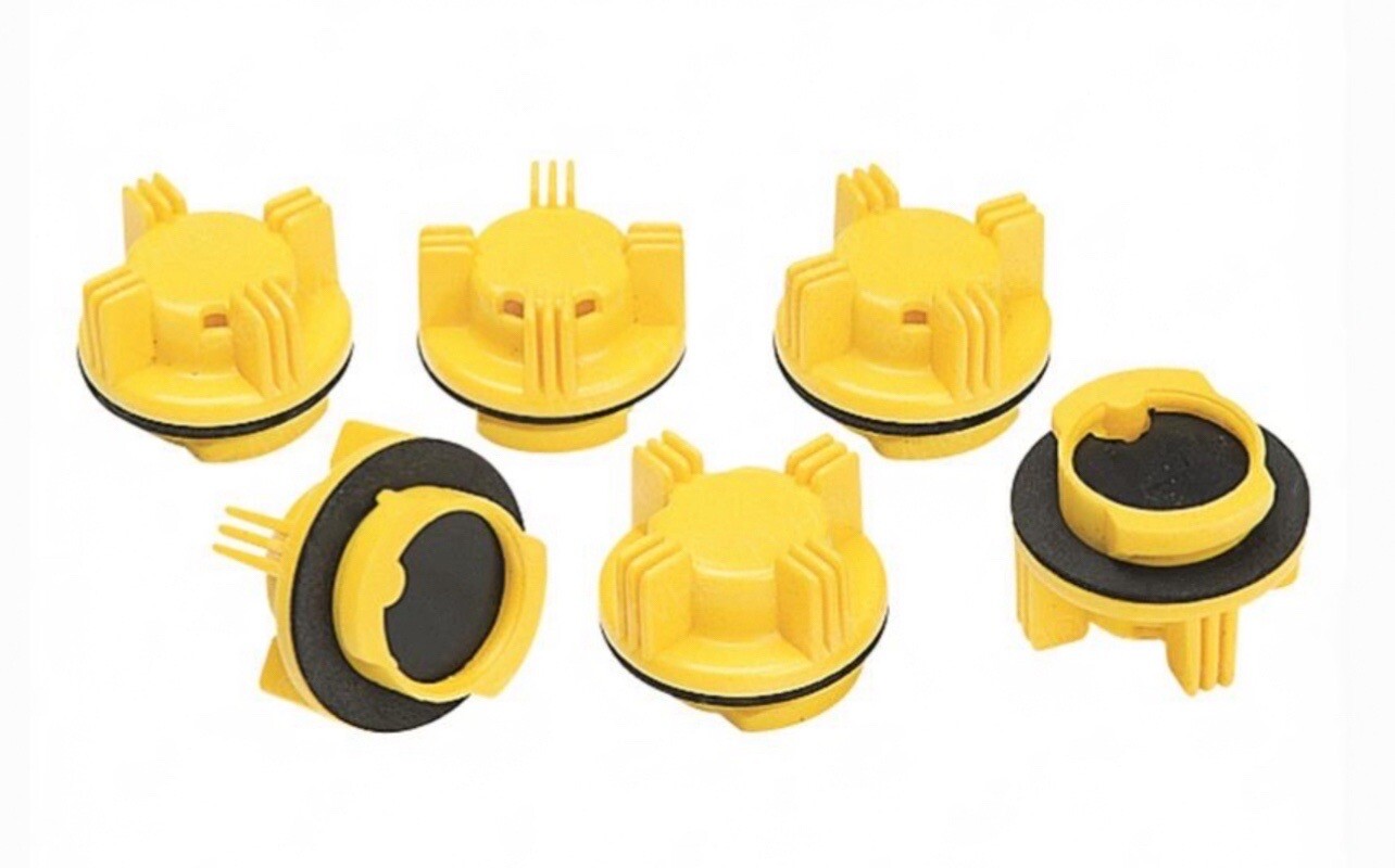 Forklift Battery Cap Kit - Set of 6 | SY2901 Fits All Makes & Models