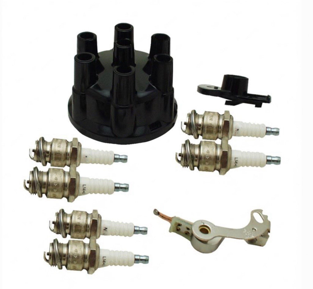 Tune Up Kit For Continental F227 | Clip Down Style | Cap Rotor Spark Plug Point