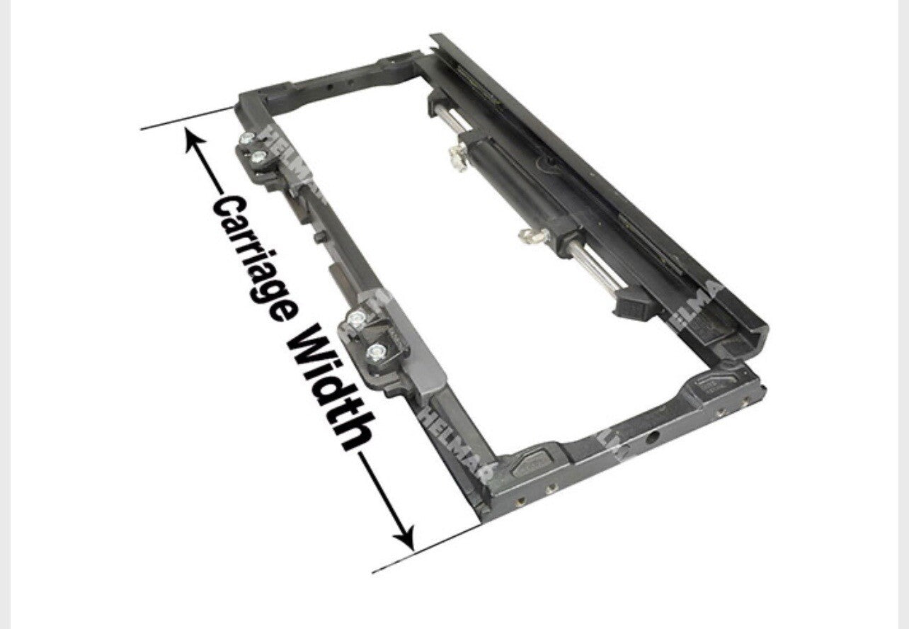 Forklift Side shift attachment Class 2 40.16" Fits all Models | 5,500 Capacity