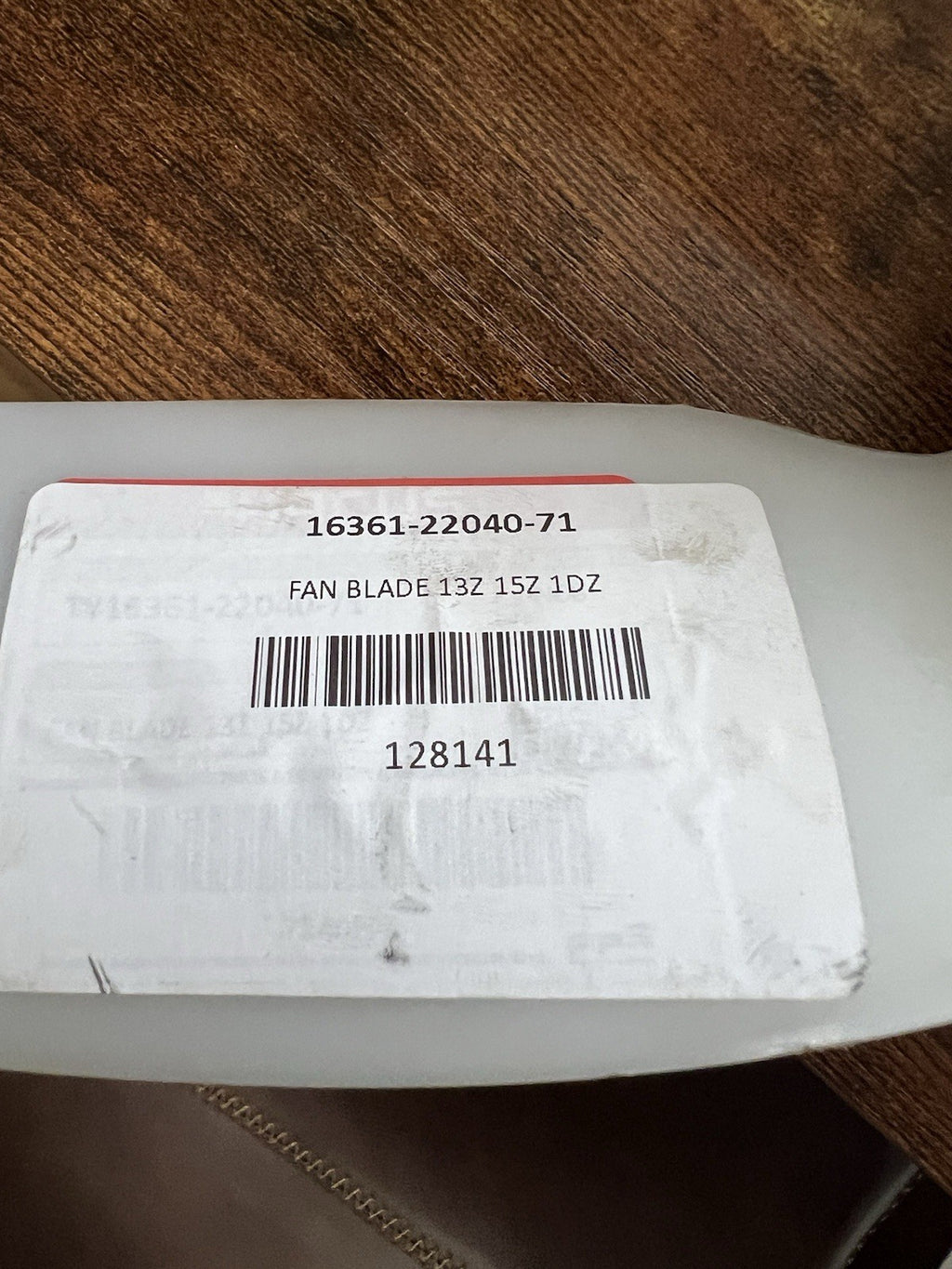 16361-22040-71 Toyota Forklift Fan Blade For 13Z 15Z 1DZ Engine