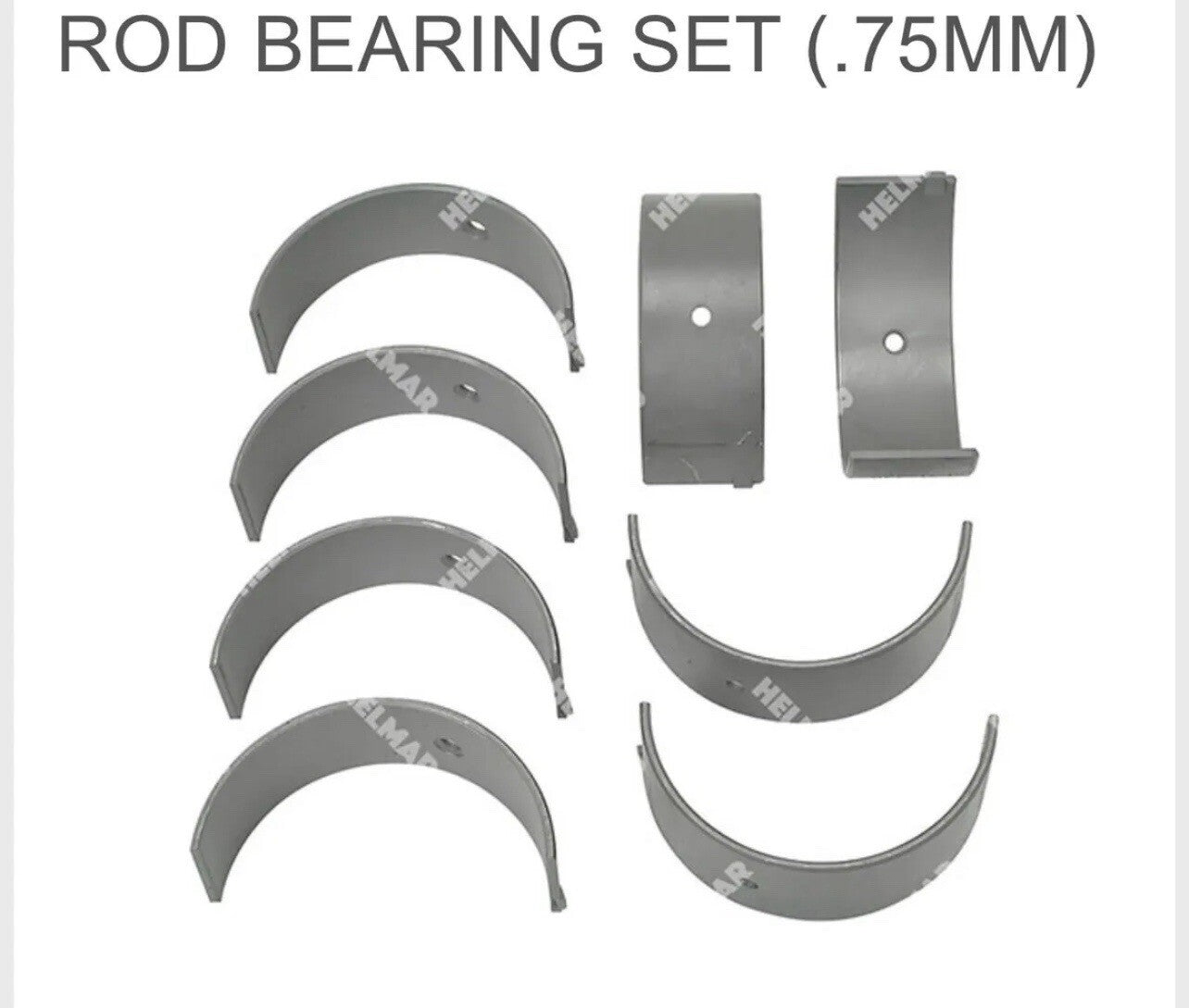 Nissan Forklift K21 & K25 Engine Rod Bearing Set .75MM 12119-FY500