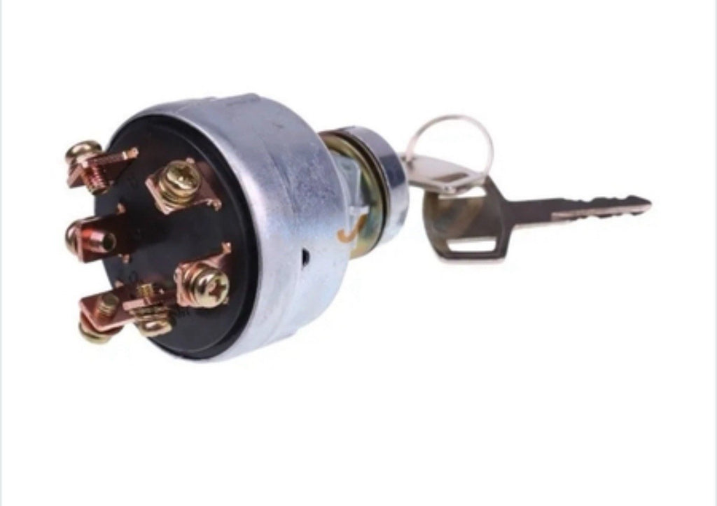 Ignition Switch With 2 Keys for Caterpillar CAT Mitsubishi Forklift 91204-17400