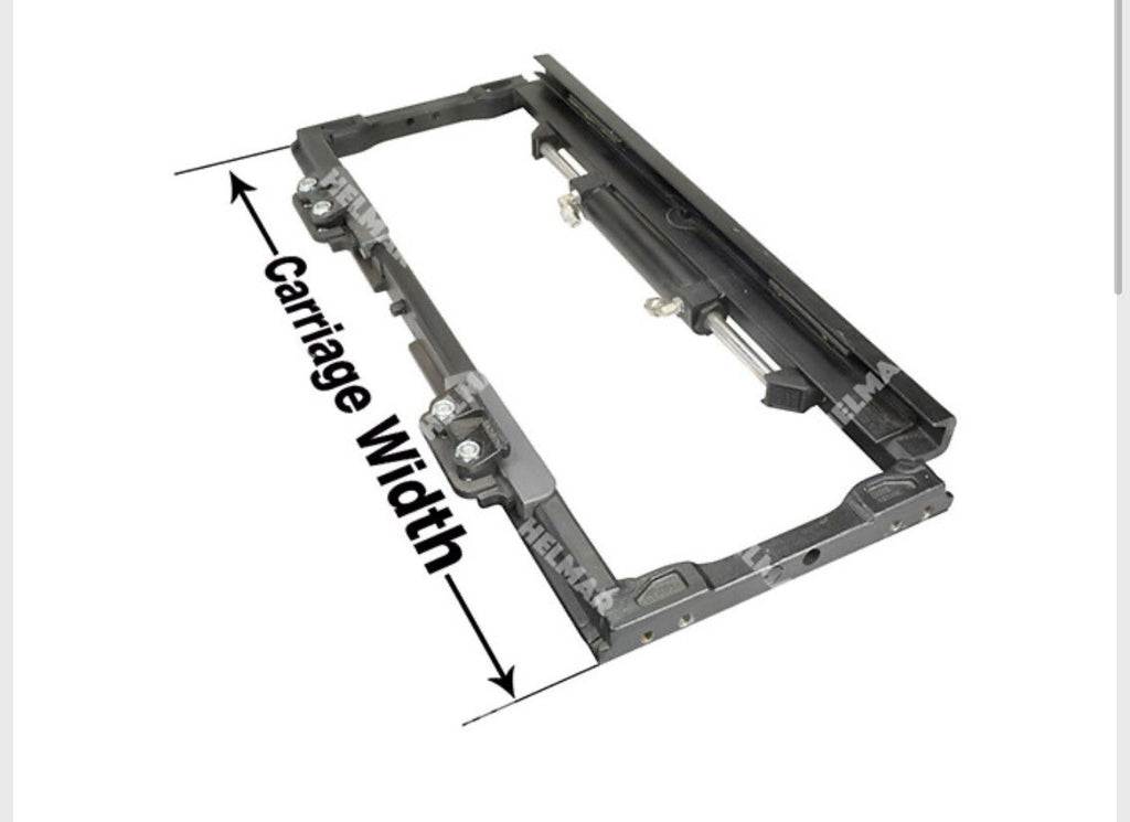 Universal Forklift Side shift attachment Class 3 43.31" | 6,500 LBS Capacity