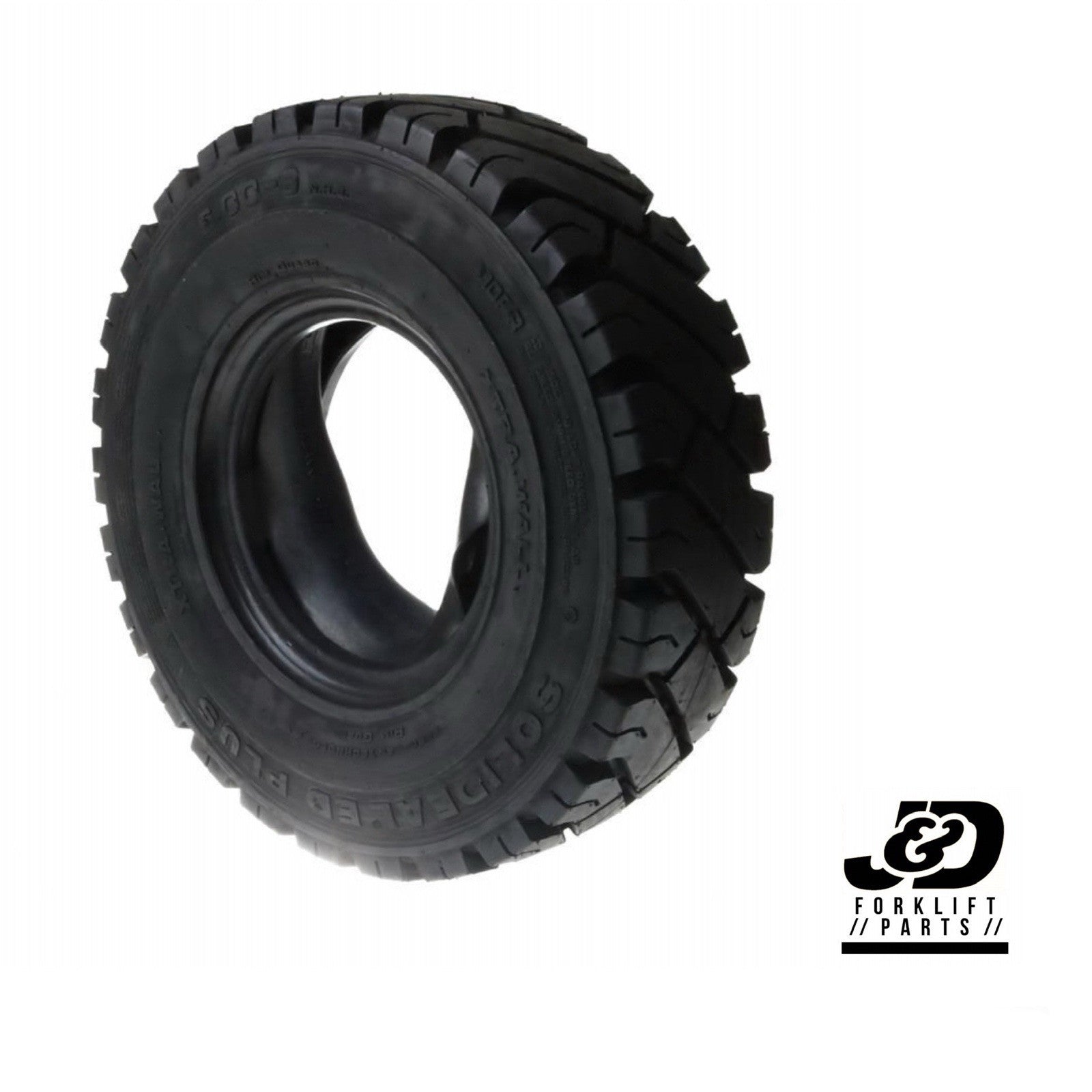 Forklift Tire Pneumatic (AIR) 6.00-9| Black Traction