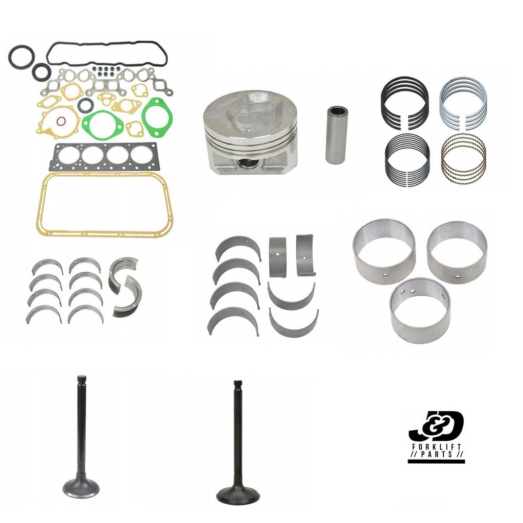 NEW Nissan Forklift K21 Engine Overhaul Repair Kit | STD