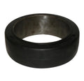 (SET OF 2) FORKLIFT TIRE 15X5X11.25 SMOOTH PRESS ON | BLACK