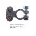 (QTY 50) Universal Forklift Battery Terminal | 1/0 GA NEG + POS POLARITY