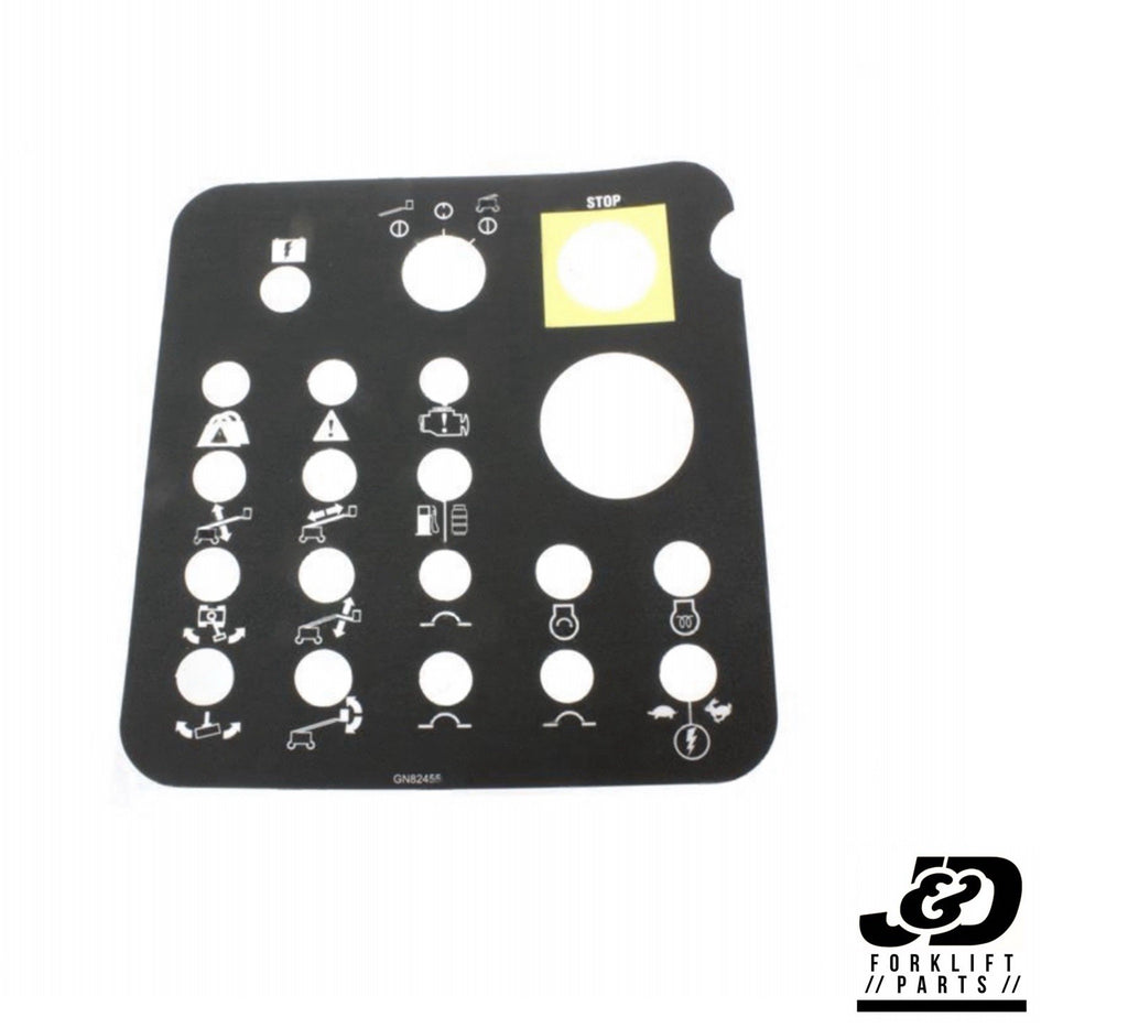 GENIE 82455, DECAL - GROUND CONTROL PANEL