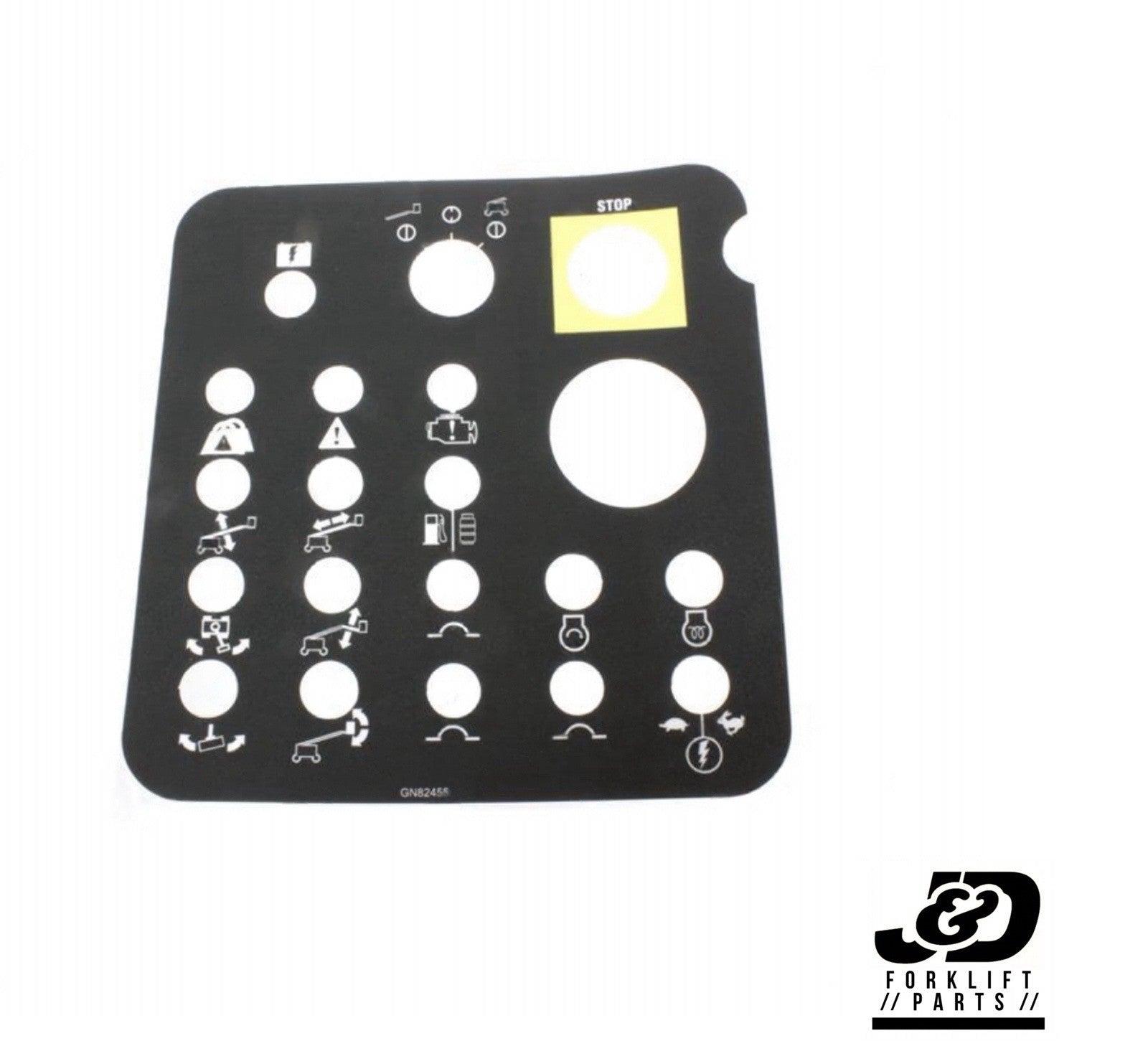 GENIE 82455, DECAL - GROUND CONTROL PANEL