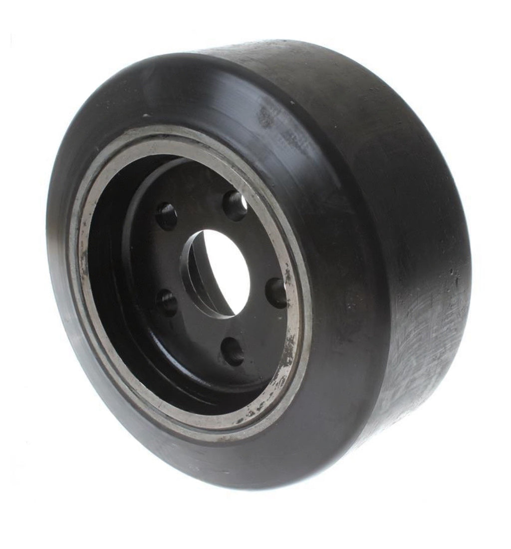 HYSTER & YALE FORKLIFT TIRE AND WHEEL ASSEMBLY - POLY 12X5.5X8