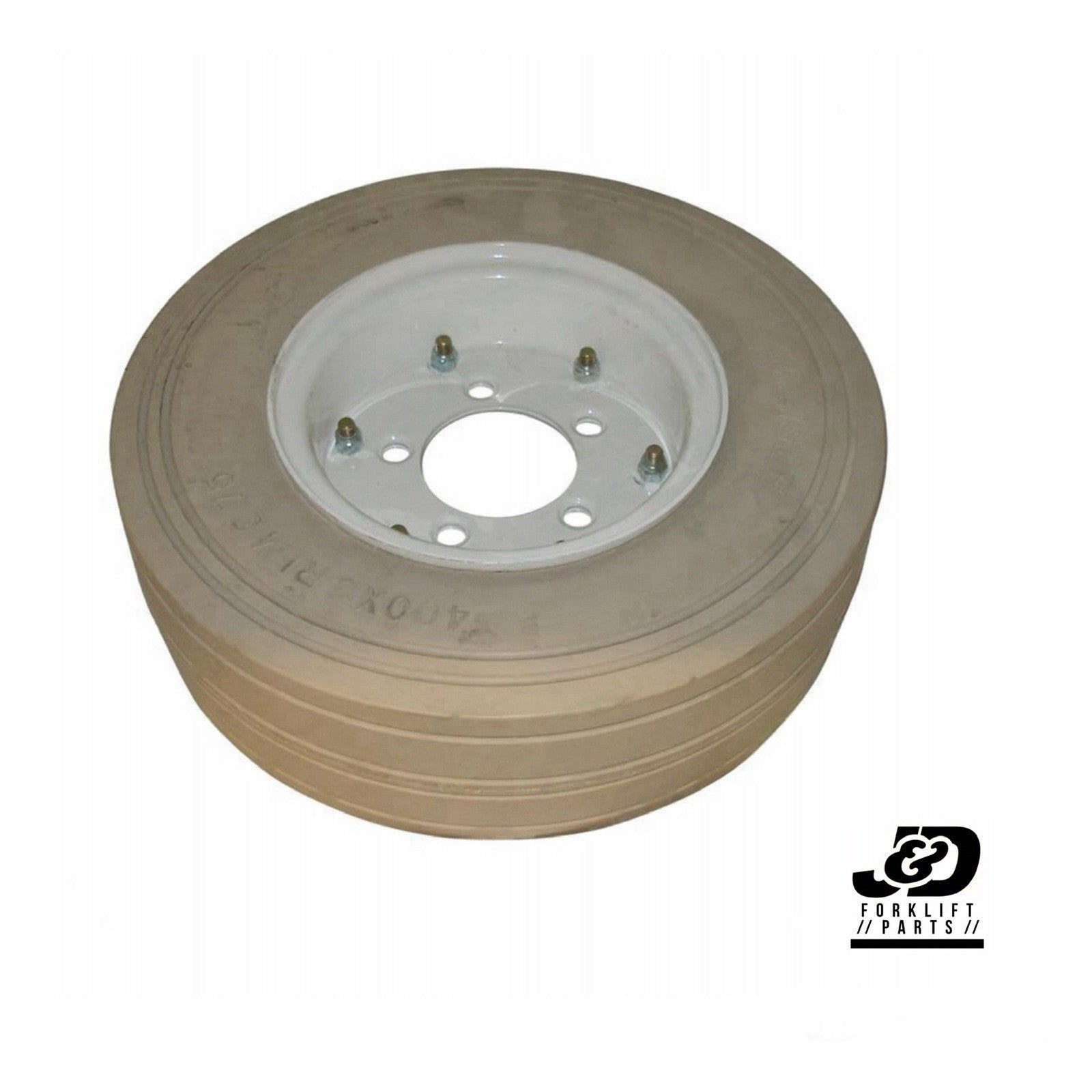 Part # 108876 Fits Skyjack  (QTY 2) NM RIBBED, MOULD ON TIRE