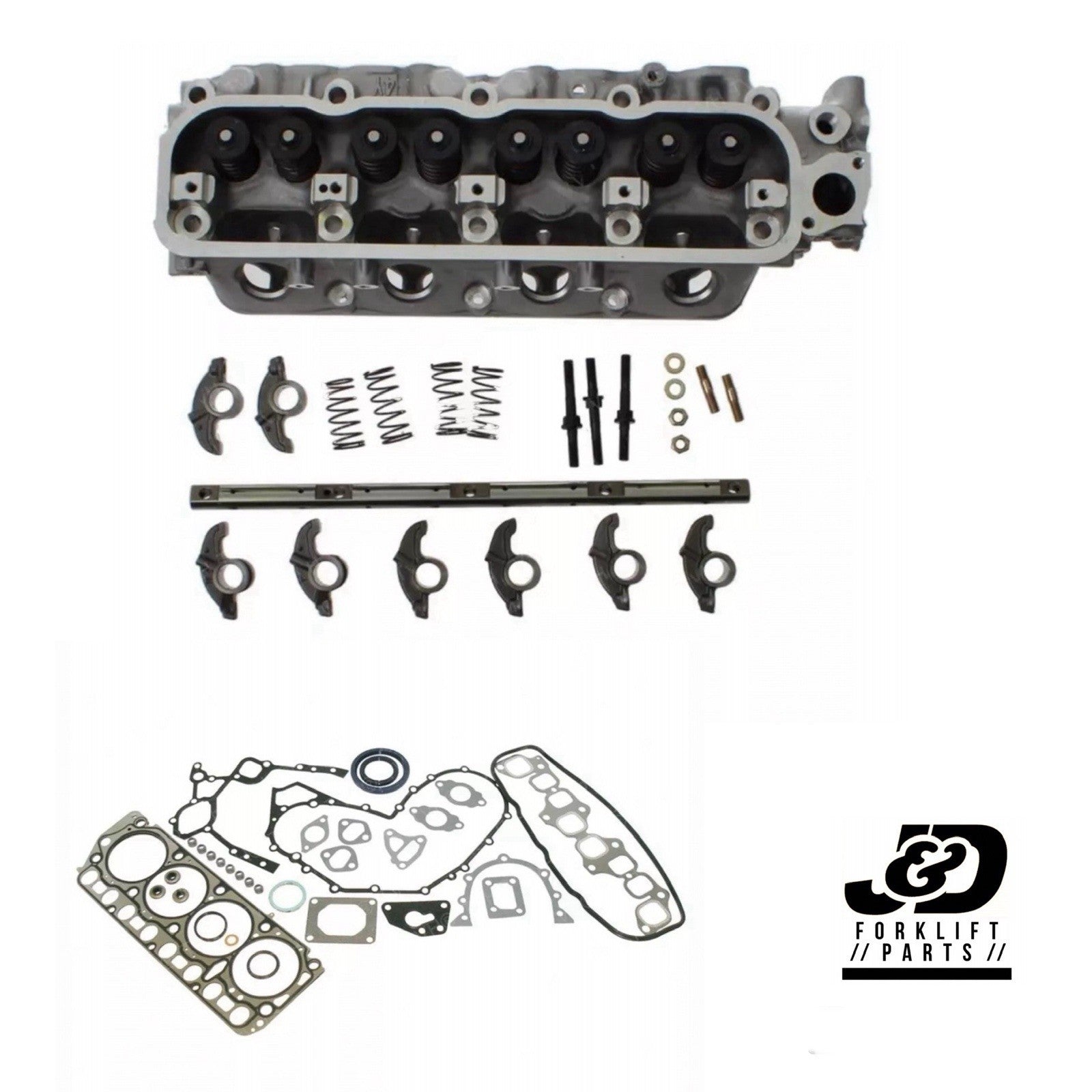 Toyota 4Y Engine Cylinder Head COMPLETE W/ Gasket Set (Metal Head Gasket)