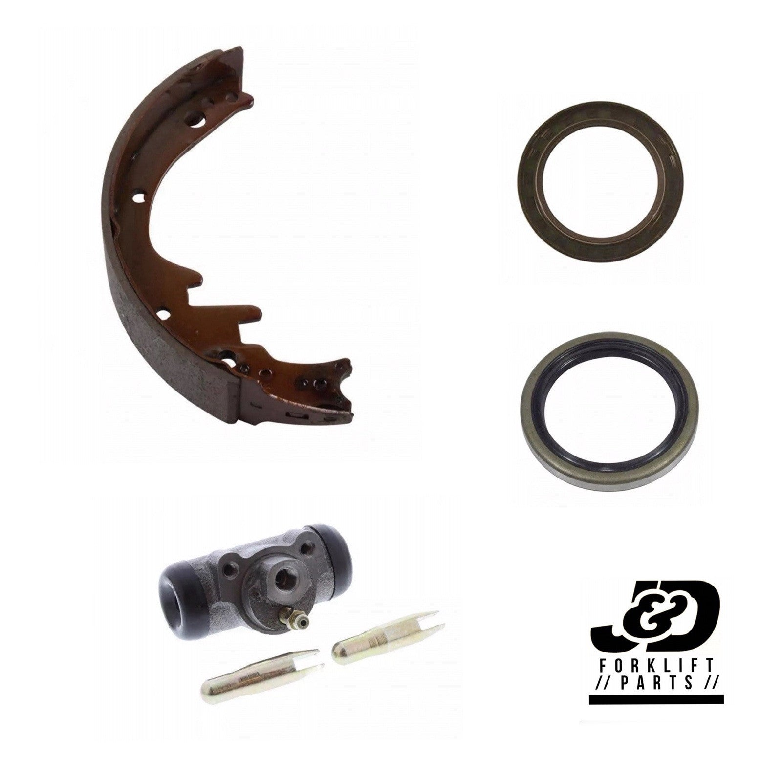 TOYOTA FORKLIFT BRAKE SHOE KIT FOR 8FGCU15/18 | SHOES, WHEEL CYL & SEALS