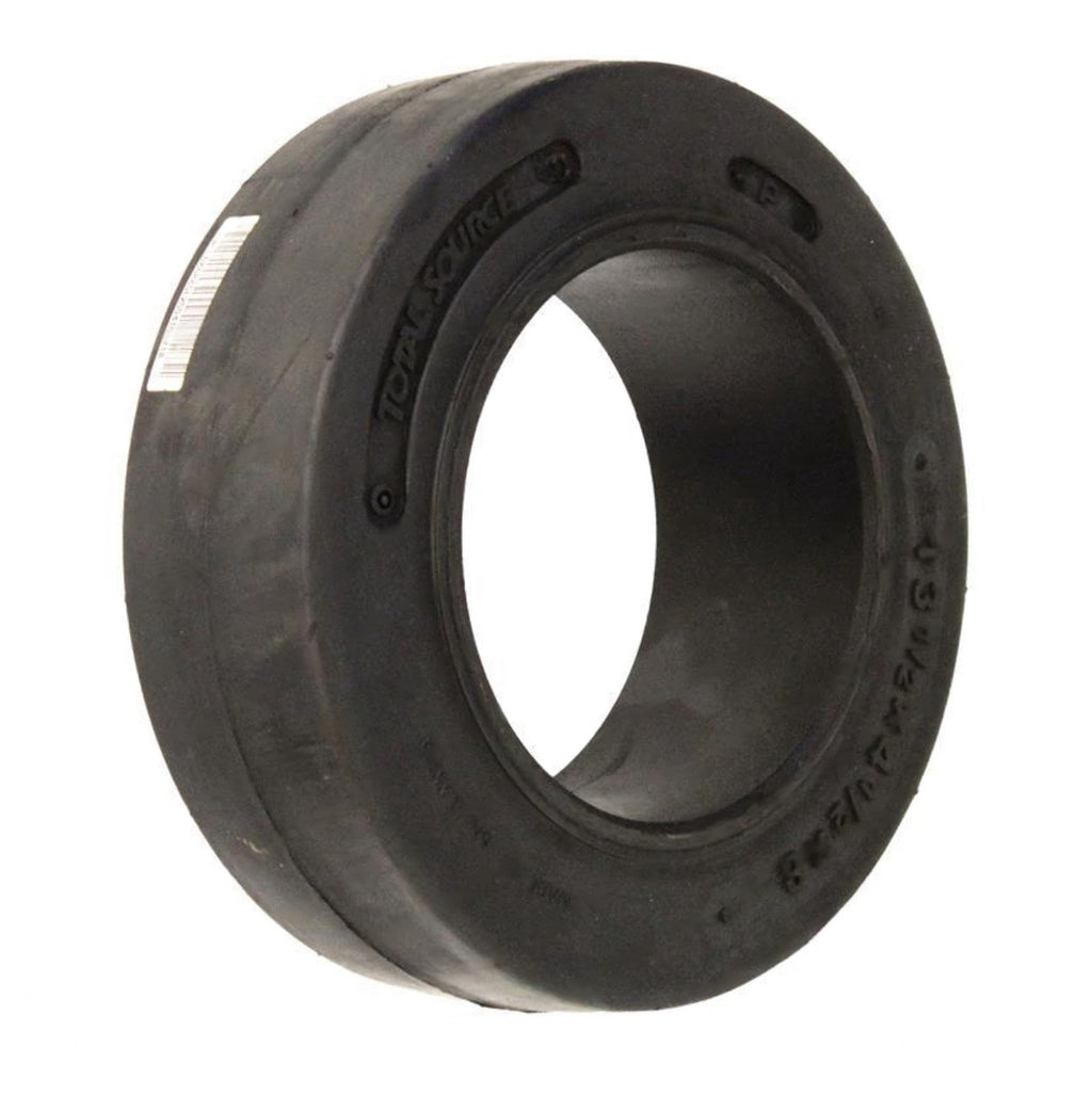 FORKLIFT TIRE 13.5X4.5X8 SMOOTH  PRESS ON | BLACK
