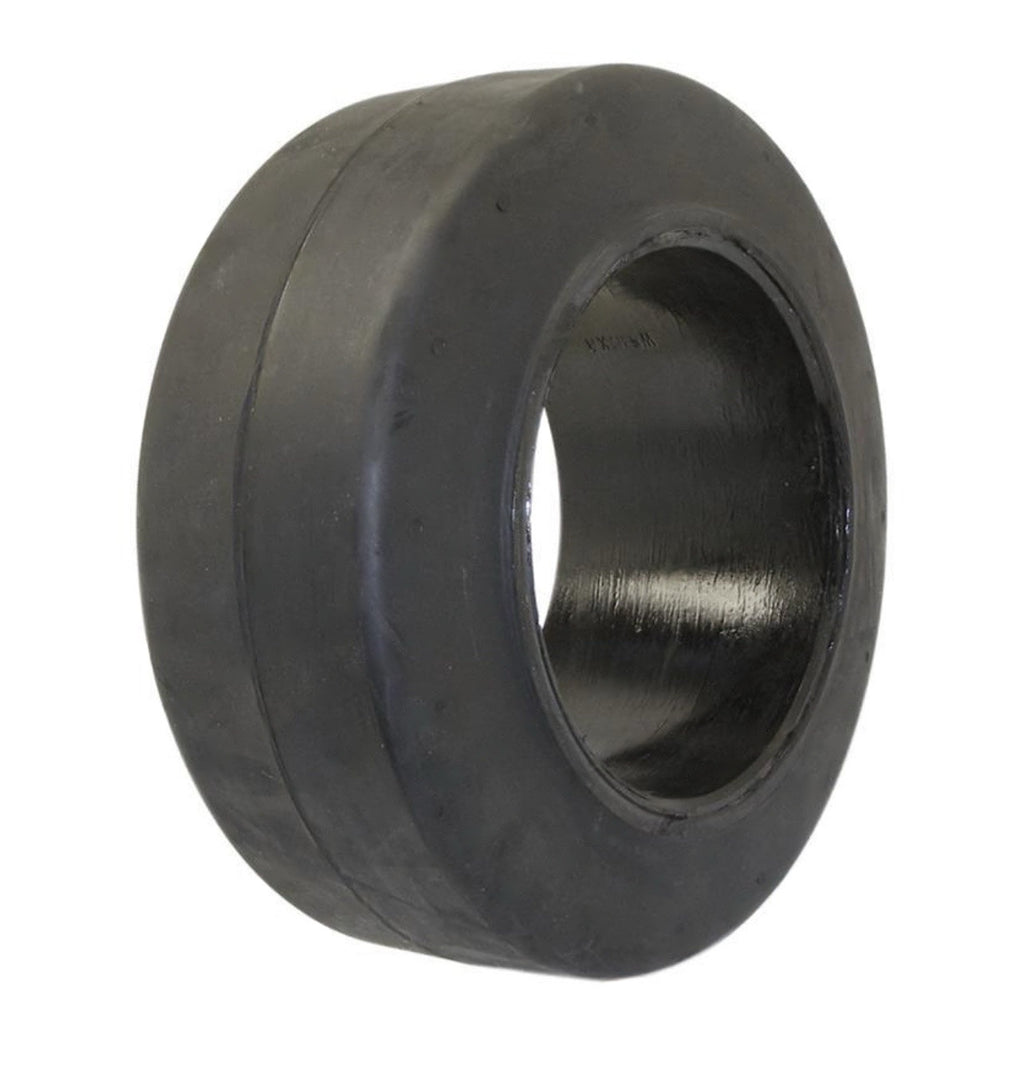 (SET OF 2) FORKLIFT TIRE 13.5X5.5X8 SMOOTH  PRESS ON | BLACK