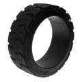 (SET 2) FORKLIFT TIRE 14X5X10 TRACTION PRESS ON | BLACK