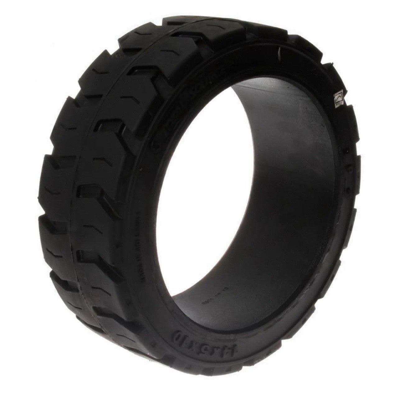 (SET 2) FORKLIFT TIRE 14X5X10 TRACTION PRESS ON | BLACK