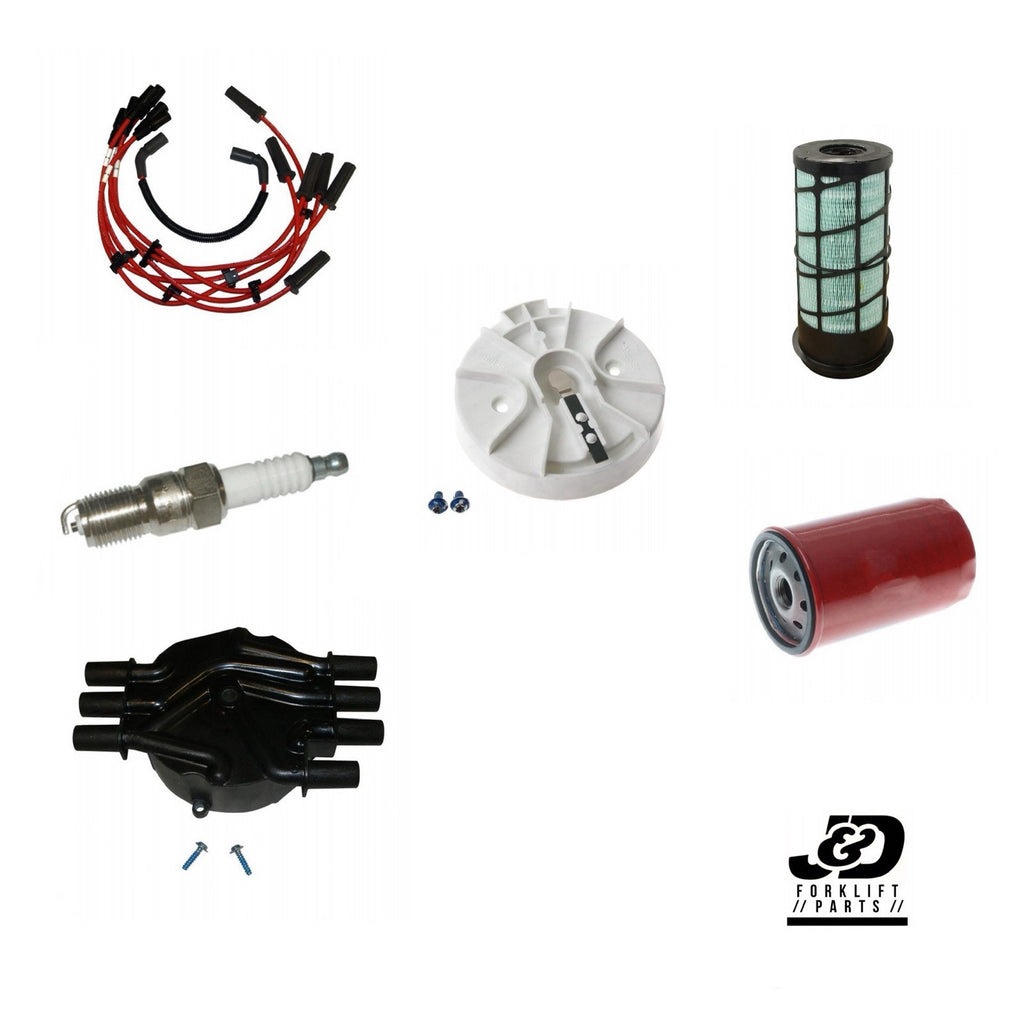Yale Forklift Tune Up Kit + Filters For GM 4.3 Engine | Fits Model GLP080VX